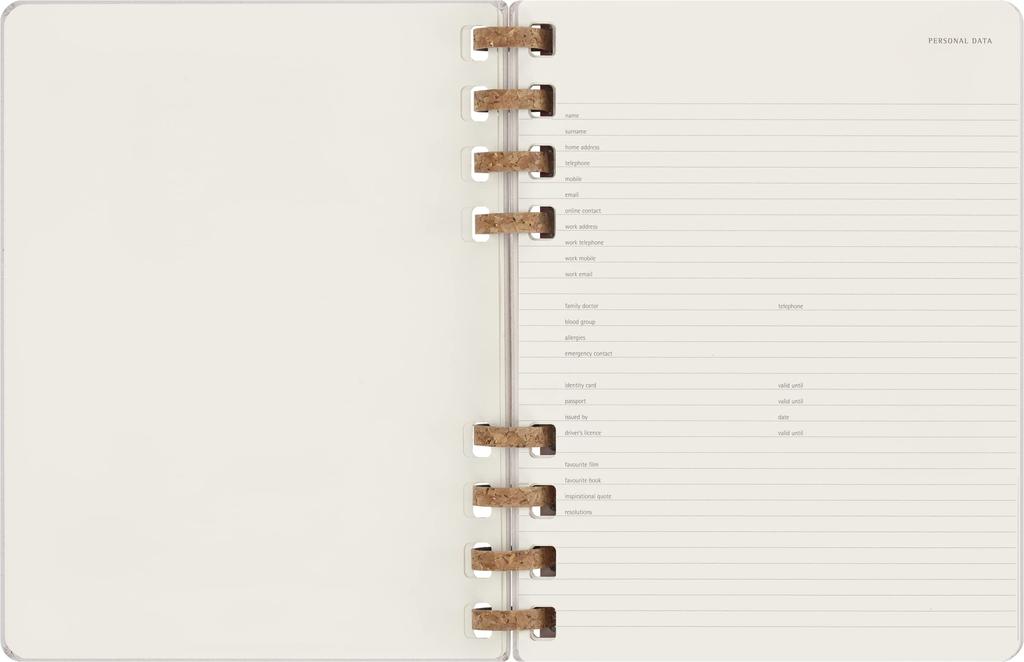 Moleskine Undated Spiral Life Planner Hardcover XL Size wide x Crushed Grape DHUNDSPD2312MWH4 (20.4cm 25.2cm long)