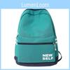 Fashionable Color Blocked Letter Printed Large Capacity Student Backpack For Daily Use