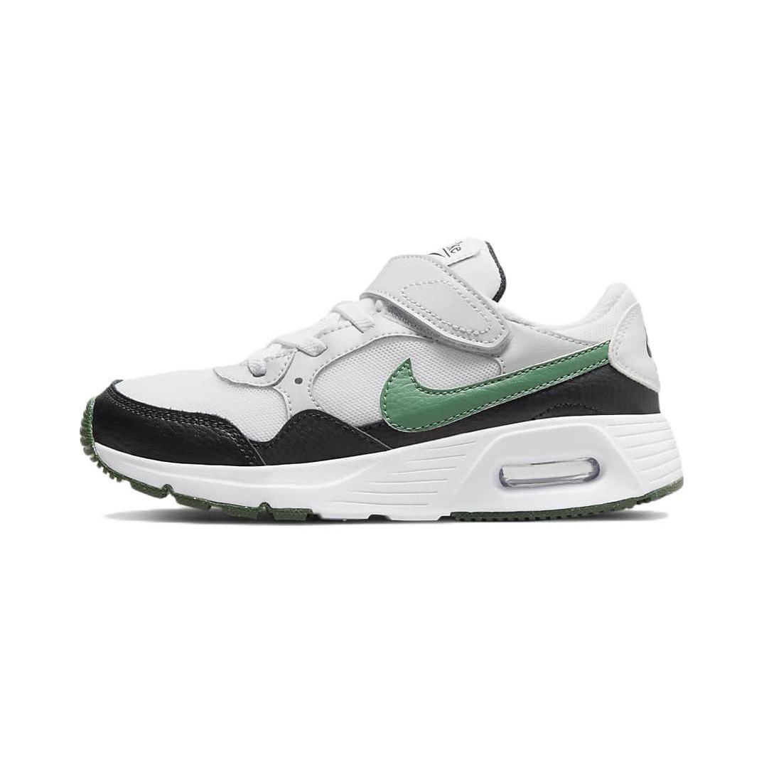 

Новые кроссовки для бега Nike Air Max SC с амортизацией, устойчивые к скольжению и износу, белые с зеленым, для детей 3-7 лет CZ5356-112 35