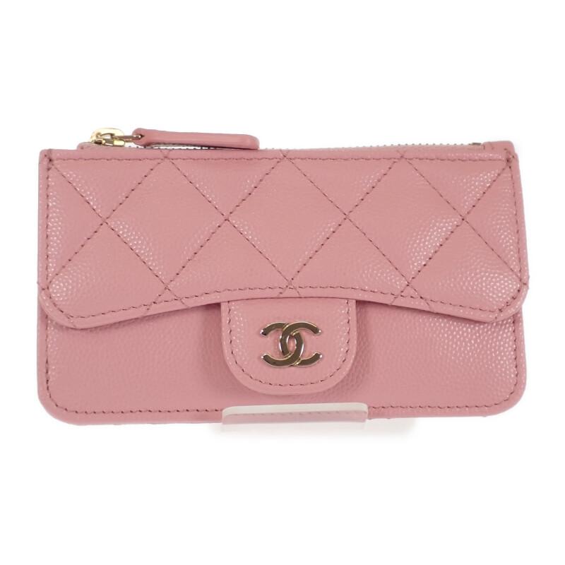 Chanel AP0374 Card Case Pink Women