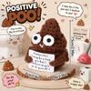 Bambola all'uncinetto Energia Positiva Tasca Abbraccio Fatto a Mano Maglia Peluche Patata Pianta Avocado Ape Tartaruga Anatra Divertente Regalo di Supporto Emotivo