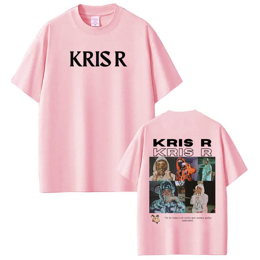 

Rapper Kris R Album Tour 2026 Print Tees Men Women Fashion Clothing Tshirts Shortsleeved Casual pure Cotton Hiphop Tshirts S