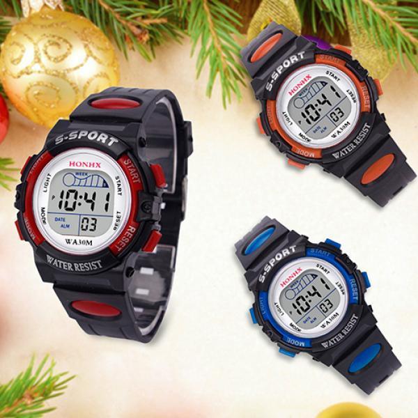 New Women's Square Digital Display Wristwatch Casual Waterproof Sports Wrist Watch