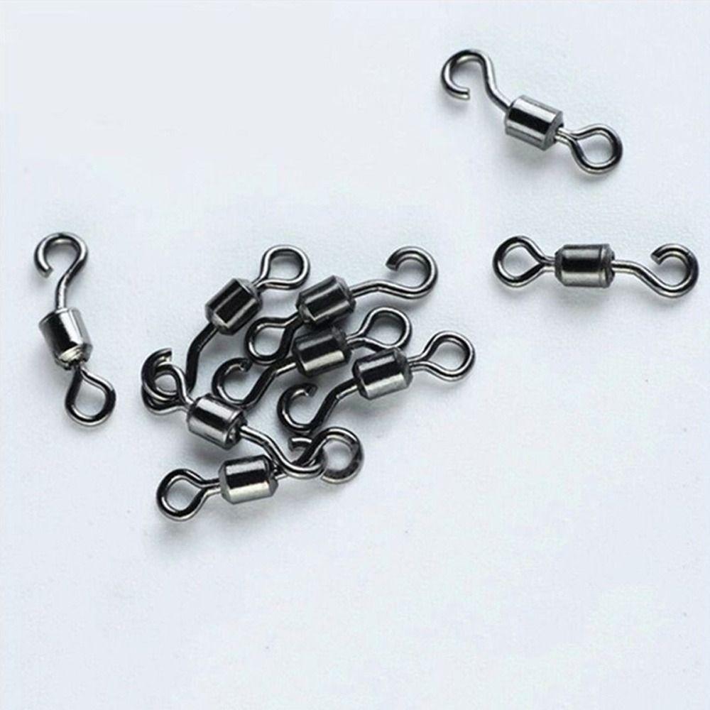 Bait Connection Tool Opening Fishing Swivel Fishing Connector Opening Rotating Ring Rolling Swivel