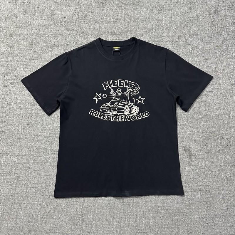 Corteiz Short Sleeve T-Shirt Mens Loose Fit Graphic Print Crew Neck Casual Streetwear Tee