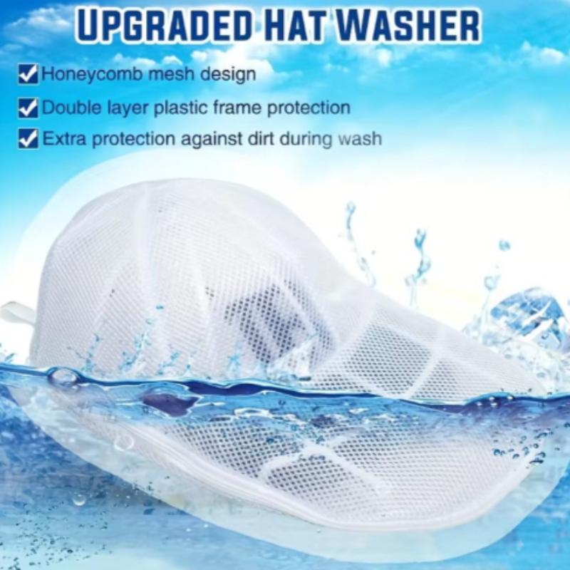 Detachable Anti-Deformation Baseball Cap Washing Bag, Special Hat Protector,Durable Hat Care Gadget Reusable Washing Machines