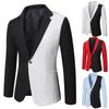 Frühling 2022 Herren Colorblock Lässiger Blazer - Europäischer und Amerikanischer Stil Einfache Anzugjacke