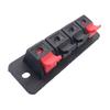 Quick Install Plastic Spring Terminal Clip for Speaker Systems 4Pin Auditory Connectors LED Aging Test 54mm Hole Space