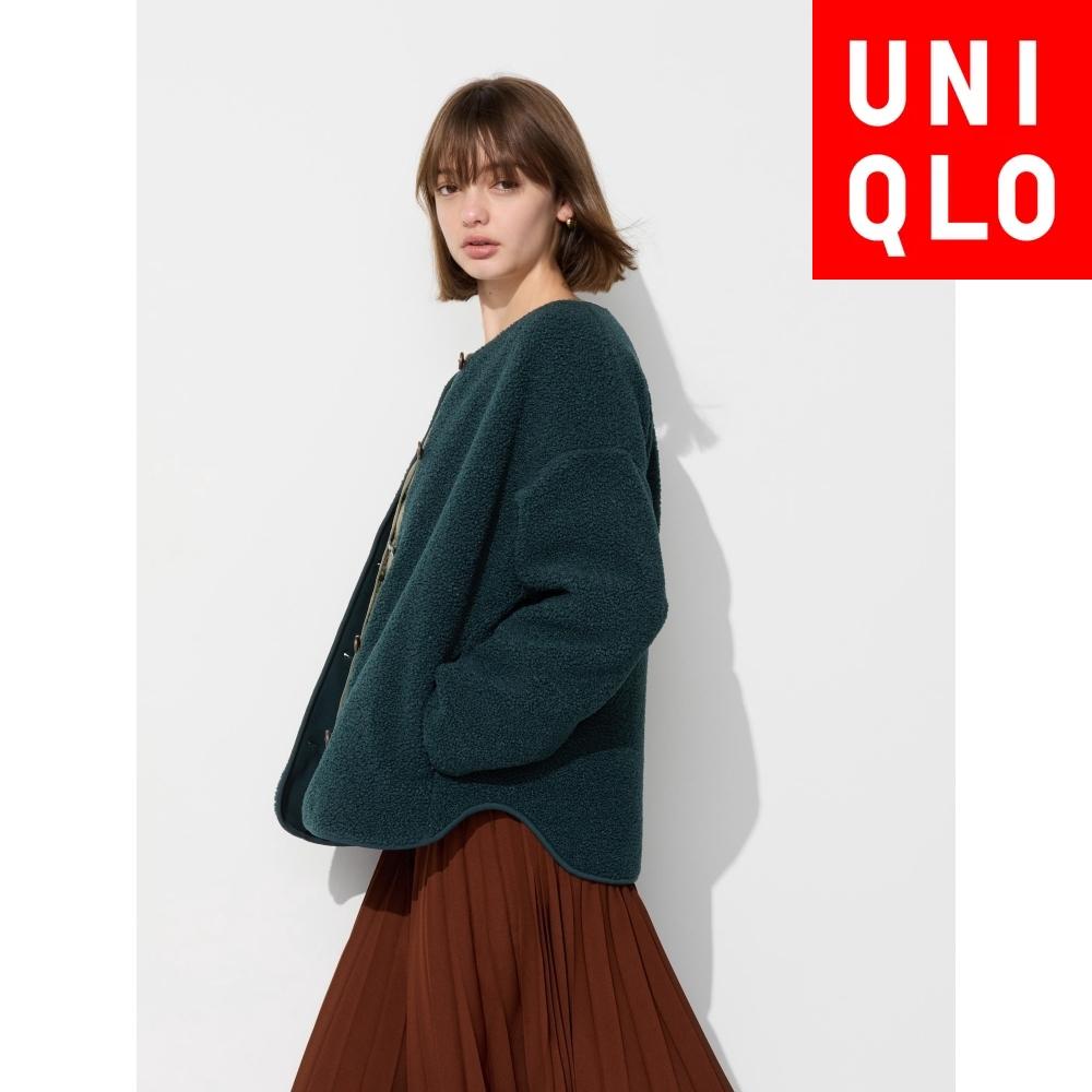 

Uniqlo Japan Boa Флисовый кардиган Relax 01 OFF WHITE/S