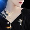 Damen Leichter Luxus Design Elegant Und Fliegend Zusammen Quaste Schmetterling Brosche Modisch Und Vielseitig Nische Design Brosche