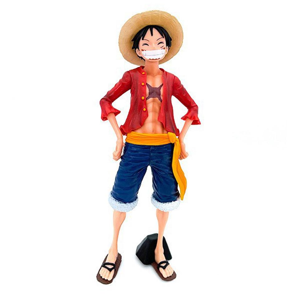 Anime One Piece Akční Sebevědomý Usměvavý Luffy Tři Formy Měnící Tvář Panenka Figurka Model Dárky pro Děti Hračka Auto Stolní Ozdoba