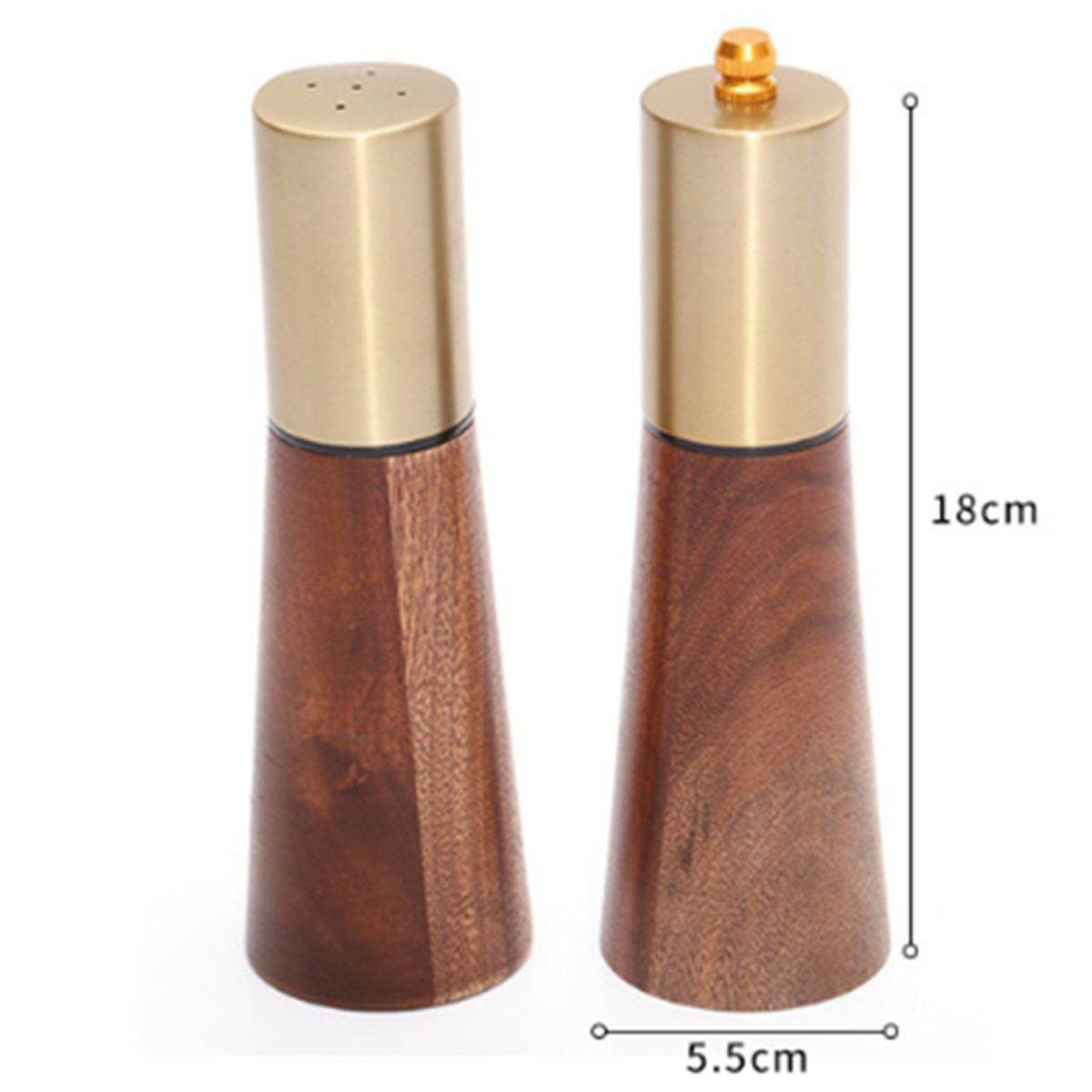 

Wooden Pepper Grinder Manual Multi Use Salt Dispenser Kitchen Tool for Salt Spices China Mainland