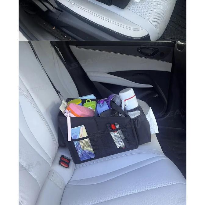 SEAMETAL Car Seat  Organizer Large Capacity Rear Seat Storage Bag for Outdoor Food Drink Collector Camping Activities Accessory