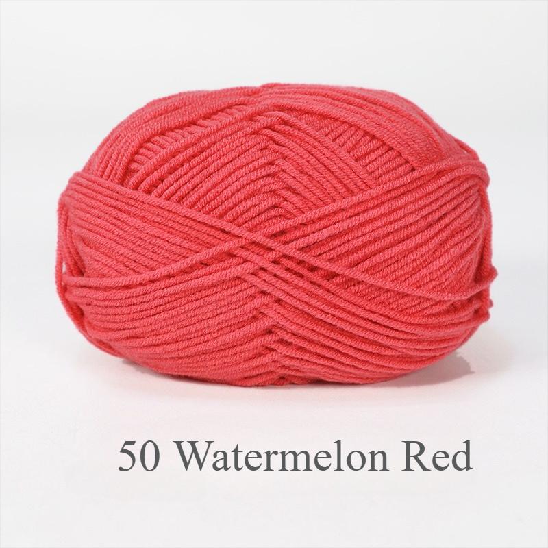 1pc 50g Soft Wool Milk Cotton Yarn Crochet Anti-Pilling Hand Knitting Thread For Cardigan Scarf Hat Baby Sweater Doll Supplies
