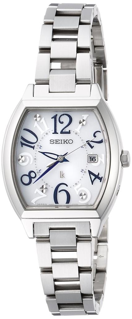 Seiko Watch LUKIA Standard Collection Solar Watch Tonneau-Shaped Radio-Controlled