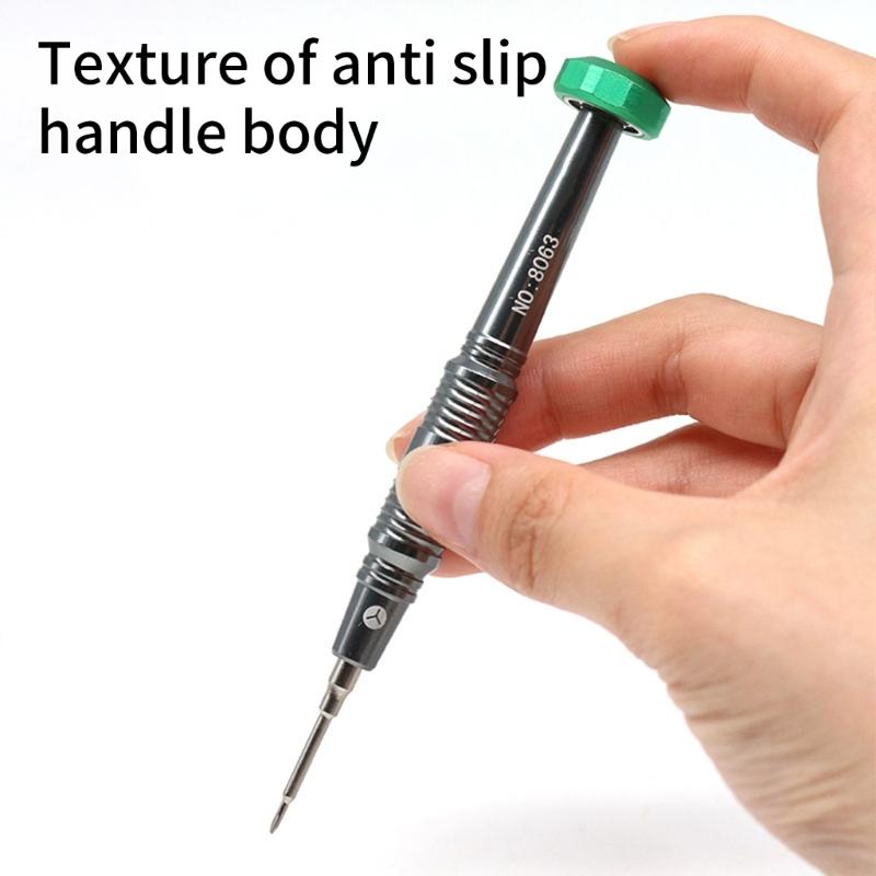 Präzisions-Pentalobe-Schraubendreher für die Elektronikreparatur Magnetische Spitze und drehbare Kappen für Mobiltelefone und kleine Geräte