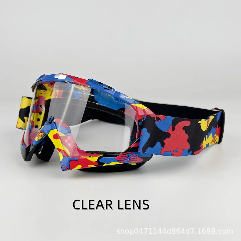 Goggles Riding Glasses Outdoor Motorcycle Off-Road Goggles ATV Men's and Women's Mountain Bike Bike Windshield Lenses