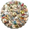 50PCS Animal Forest Stickers Art Laptop Aesthetic Room Luggage Aesthetic Scrapbooking Phone Skateboard PVC Graffiti Dormitory
