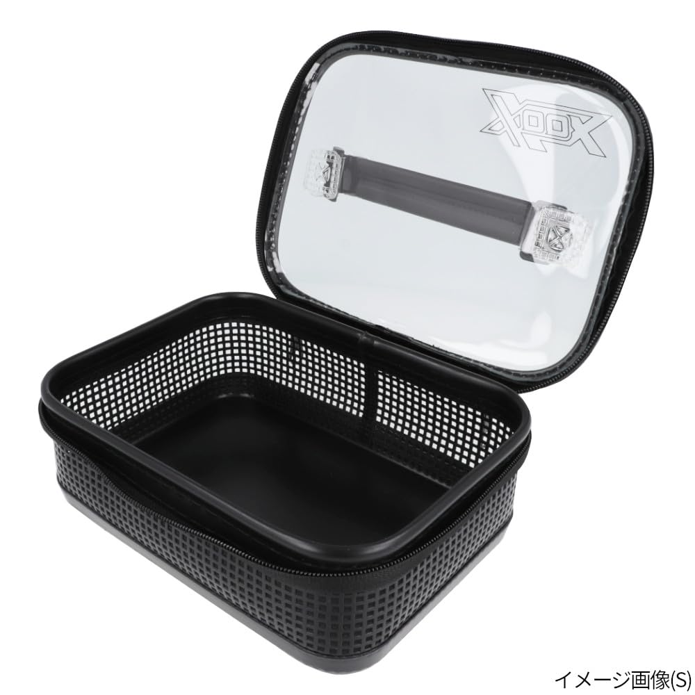 Takamiya Small Parts Sorting Bag M Clear Lid EVA Mesh Side Tackle Storage Case for Jigs Plugs Lures Fishing Gear Organizer Japan