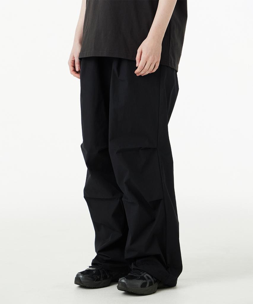 Urban Age [2Pack] Waterproof One-Pleat Parachute Wide Pants (3 Colors) (Type C)