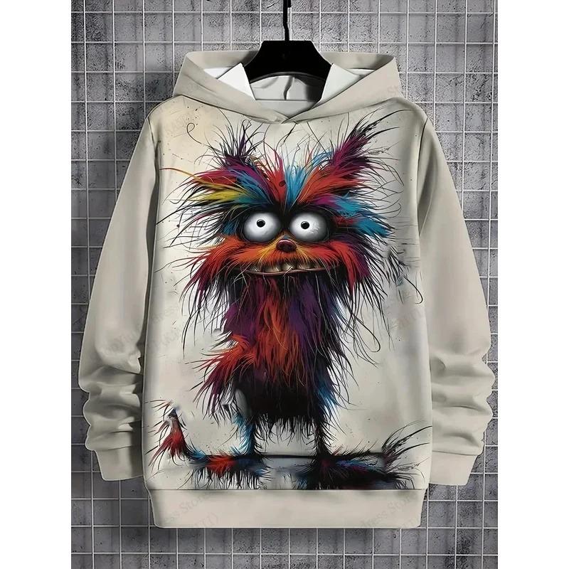 3D Print Men's Samurai Cat Graphic Hoodies Fashion Oversized Hoodie Sweatshirt Coat Mens Sport Tracksuit Sudaderas