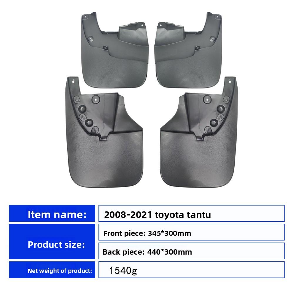 For Toyota Tundra 2008 2009-2021 Mudguard Fender Mud Flap Guards Splash Mudflaps Car Accessories Mudguards Front Rear 4pcs