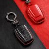 Leather Car Key Fob Case Cover Accessories For Toyota Sienna Rav4 Venza Mirai Hybrid Vehicles Alphard Previa Voxy