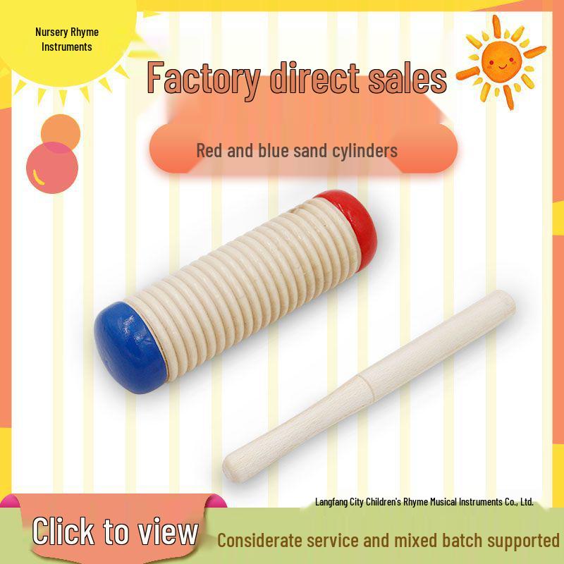 Orff Instruments: Red & Blue Frog Croaker, Fish, and Wood Shakers Children s Music Instrument