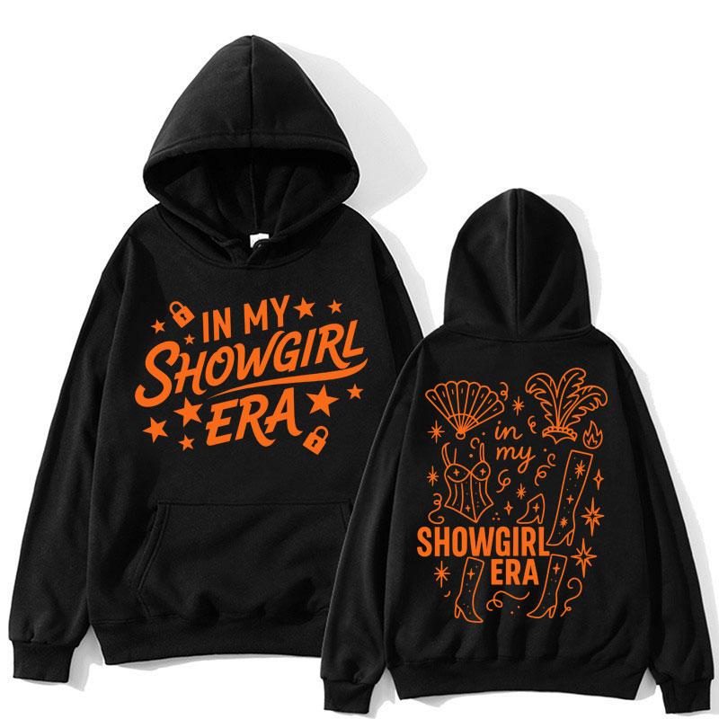 

The Life of A Showgirl 2025 New Album Hoodie Fashion Men Women Harajuku Retro Long Sleeve Fleece Oversized Sweatshirt Streetwear M