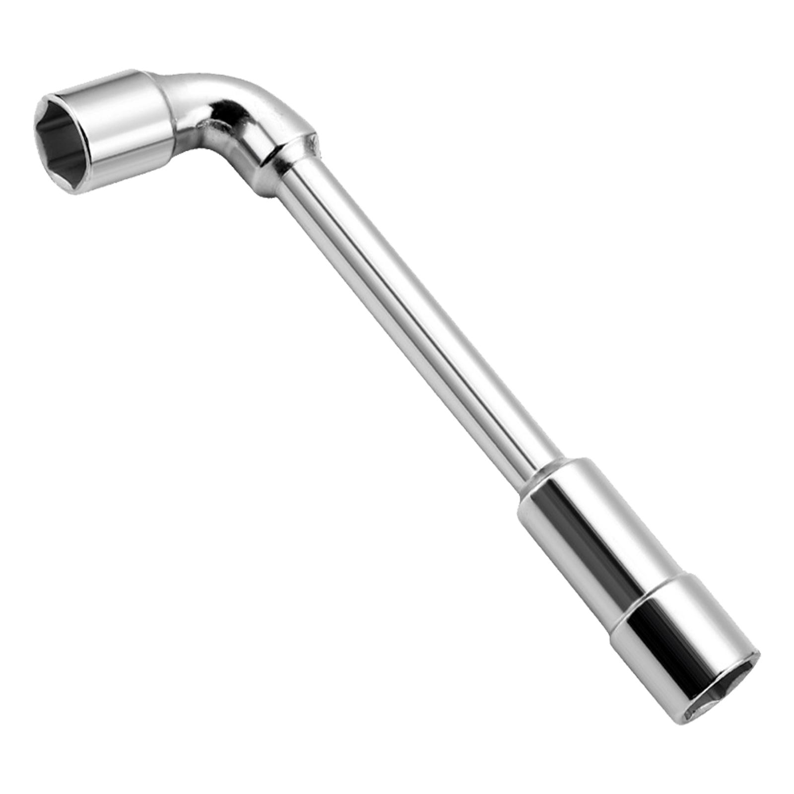 

Double Head Socket Spanner Hex Pipe Structure Wrench High Carbon Steel Build for Tight Space Applications Repairs 10mm
