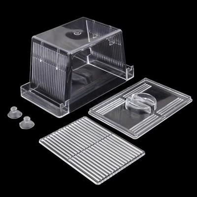 New Acrylic Fish Tank Breeding Aquarium Grow Seedling Reproduction Holder Breeder Isolation Box Fish Fry Incubator Aquarium