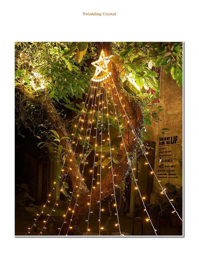 Waterproof Solar Spotlight for Garden Landscape - Super Bright Outdoor Lawn and Tree Light with Ground Plug