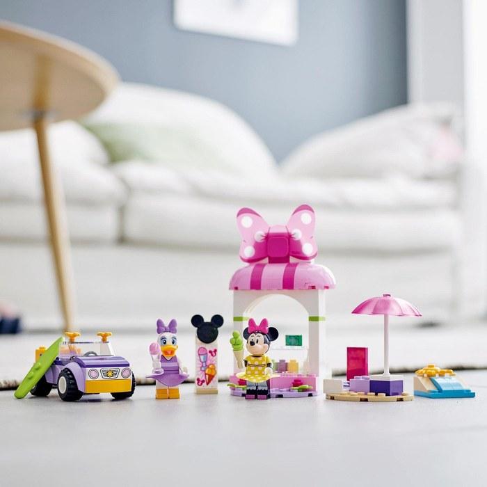 LEGO Mickey & Friends Minnie's Ice Cream Shop 10773 Building Blocks Toy, Ages 4+