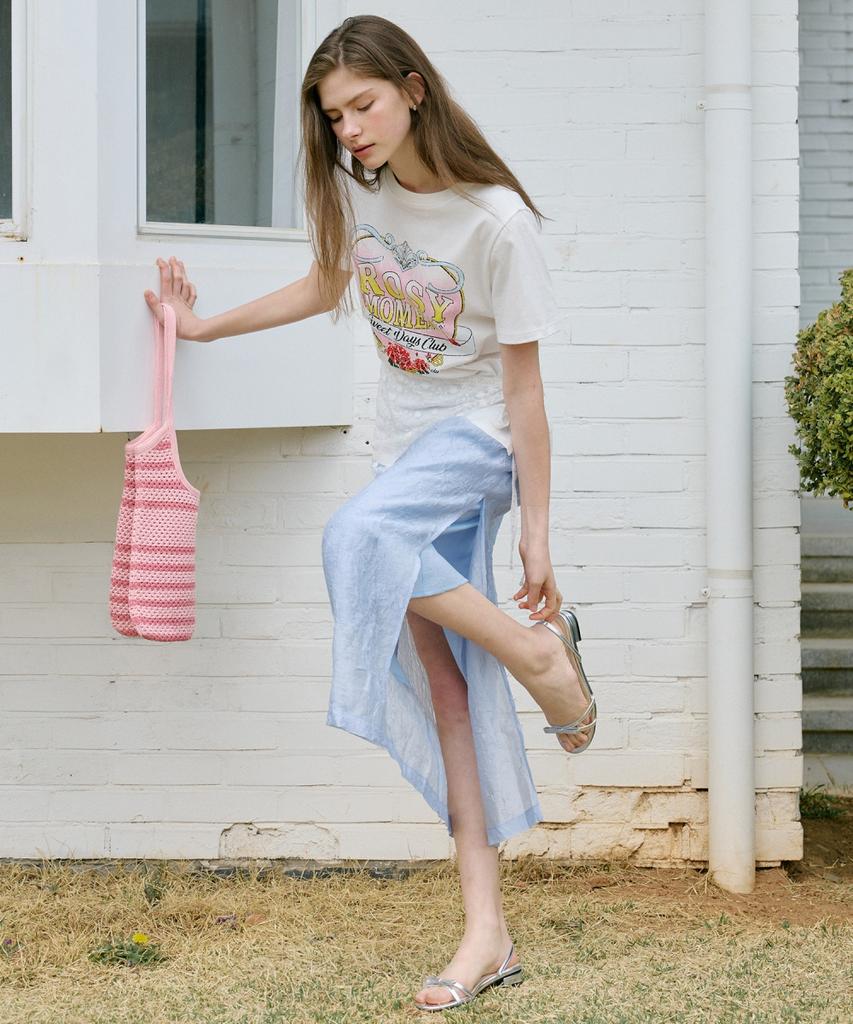 Ollibeudeollibeu Silky Layered A-Line Long Skirt Ow6Ms6030