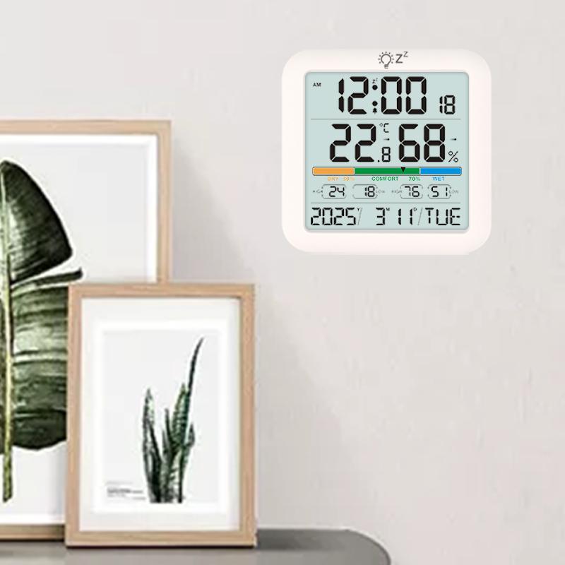 Weather Station Indoor Outdoor Wireless Thermometer Hygrometer With 1 Remote Sensor Temperature And Humidity Gauge Meter Monitor