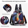 Women's Waterproof Oxford Backpack, Fashion Camouflage Multifunctional 3-in-1 Travel & School Bag, Single Shoulder Crossbody Daypack