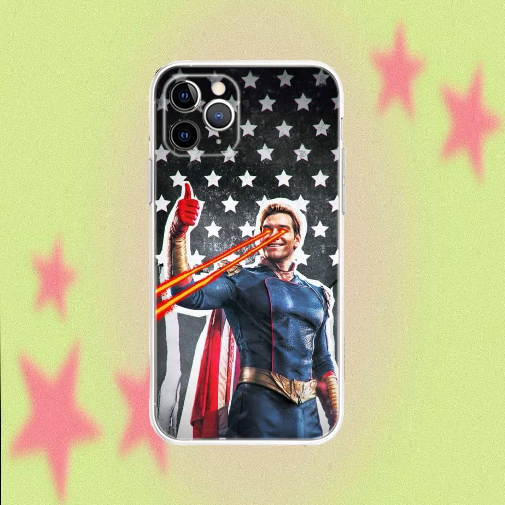 The B-Boys H-Homelander For iPhone 17,16,15,14,13,12,11,Air,X,XR,Pro,Max,Plus Transparent Non-Slip Cover iPhone14ProMax