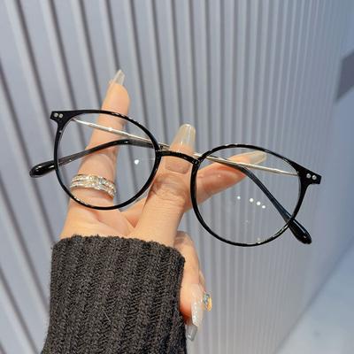 Luxury Design Myopia Glasses Anti-Blue Light Computer Eyeglasses Women Fashion Prescription Near Sight Glasses Diopter 0 To -4.0