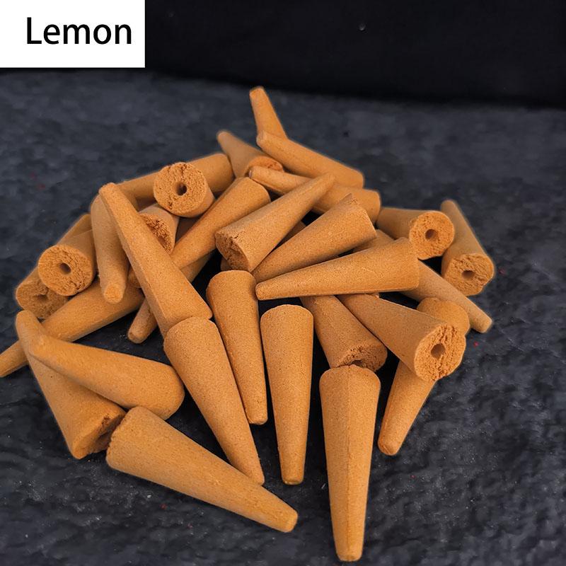 50 Pieces/lot Natural Backflow Incense Cones 25 minutes Extra Size Sandalwood Lavender Tower Incense Cones