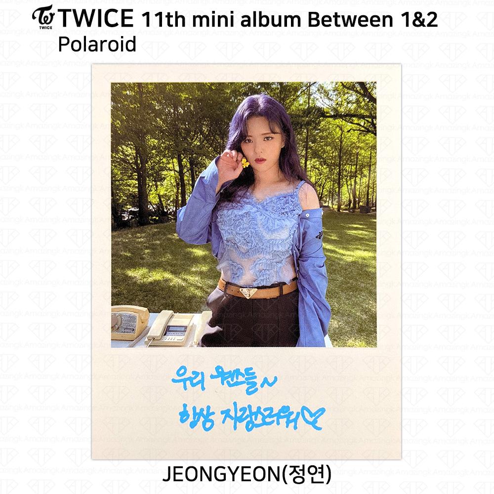 TWICE 11th Mini Album Between 1&2 Jeongyeon Photocard Postcard Polaroid POB