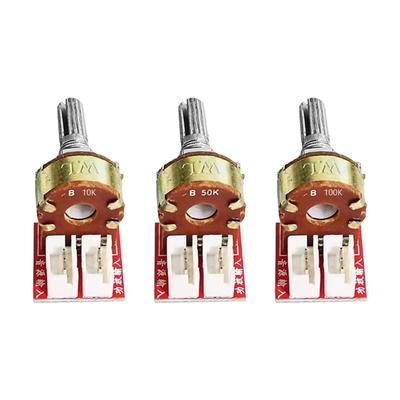 Stereo Audio Sound Control Board mit Doppel-Potentiometer B10K/B50K/B100K für Verstärker und DIY-Kit