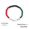 LIKGREAT Hot Palestine Flag Color Bracelets for Men Women Fashion Handmade Braided String Thread Robe Adjustable Jewelry Gifts
