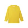 SMC Casual Sports Round Neck Loose Printed Letter Long Sleeve T-Shirt Women Tops Yellow GT9449