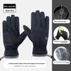 Touchscreen Compatible Full Finger Mittens Windproof Motorcycle Gloves  for Winter Riding