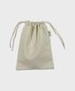 Safe Sunday Inner Bag Drawstring Pouch S (Canvas Ivory)