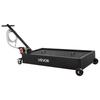 VEVOR Low Profile Oil Drain Pan, 75.7 L Capacity, Rolling Oil Drain Pan with Electric Pump & 2.2 m Hose, Leak-proof & Corrosion-resistant