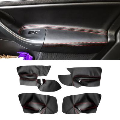 LHD Pre VW Golf 5 Jetta 2005 2006 2007 2008 2009 2010 Kožený interiér z mikrovlákna Auto Panel dverí Kryt lakťovej opierky Obloženie