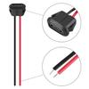 5/10pcs Type-C Female Chassis 2 Pin Type-C Female Socket Connector Waterproof Jack Female Charging Port with Card Buckle