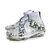 Li Ning Ranger 4 Fabric Slip Resistant Support Slip Resistant Support High top Badminton Shoes Women's White AYAP008-4