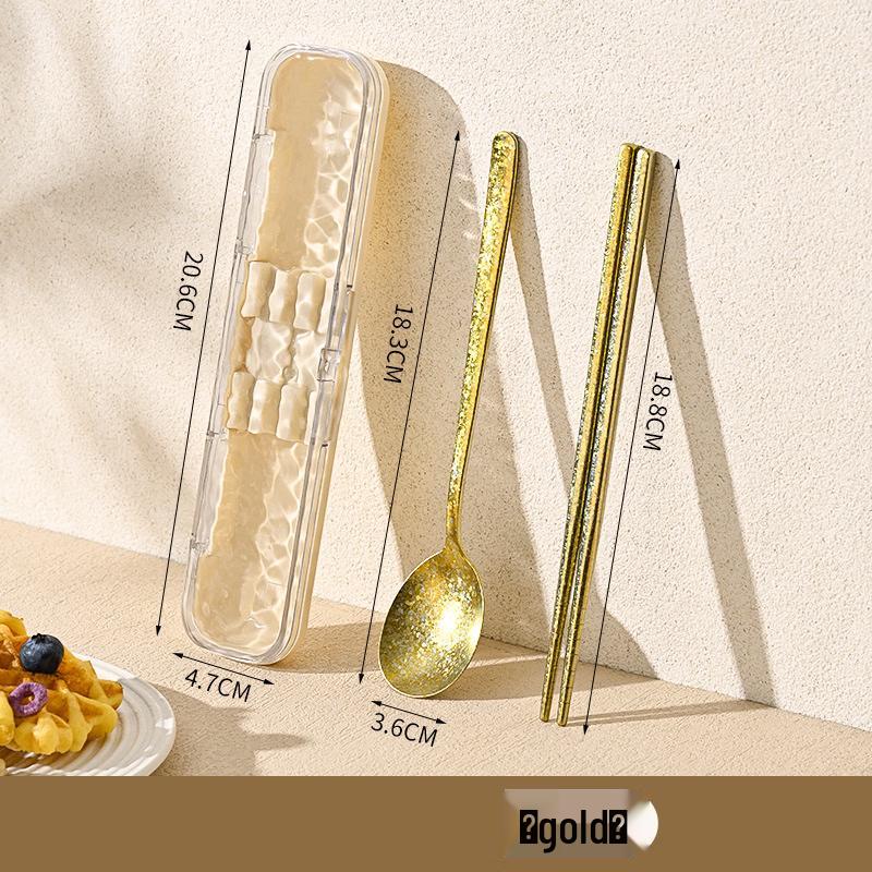 

Portable Titanium Cutlery Set